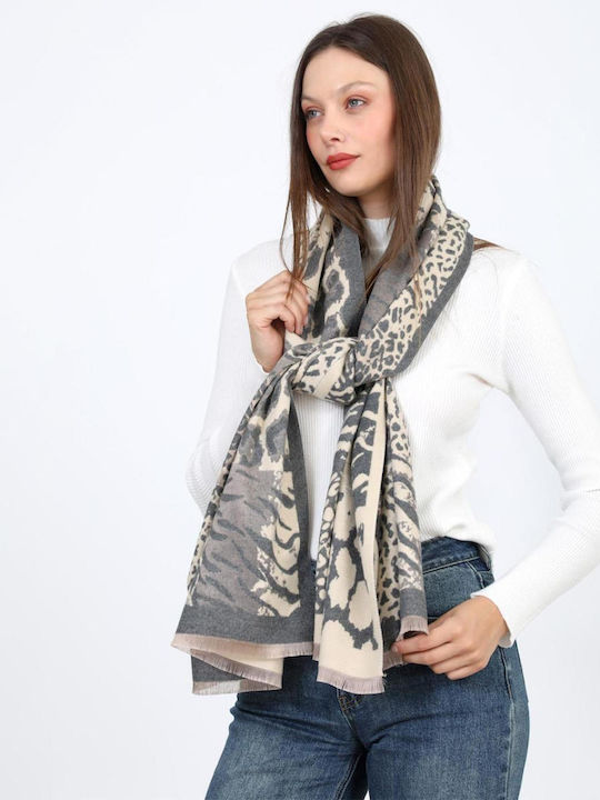 Doca Women's Grey Scarf Doca Women's Grey Scarf