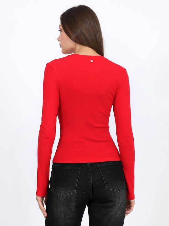 Women's Red Blouse