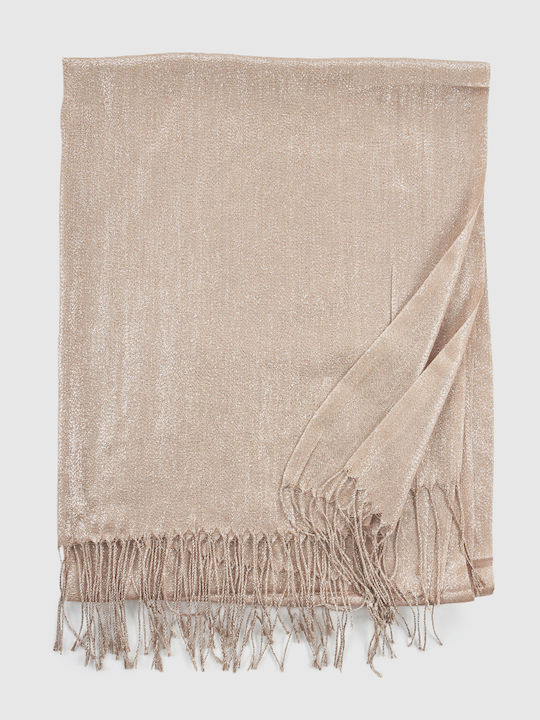 Verde Women's Shawl Pink Gold