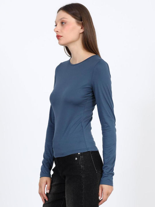 Damen Bluse Blau