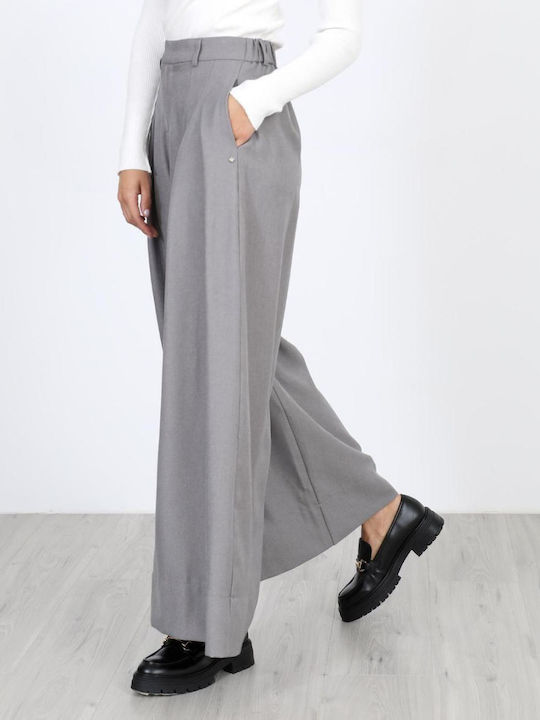Women's Pantaloons with Elastic Grey