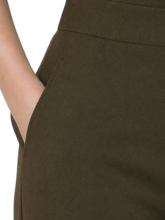 Women's Fabric Trousers Green