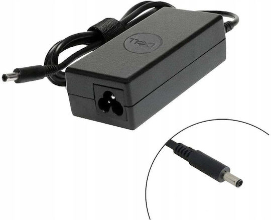 Dell Лаптоп Зарядно Устройство 45W 19.5V със Свалящ Се Кабел За Захранване и със Комплект Върхове