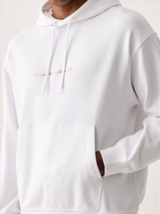 Суитшърт с качулка White
