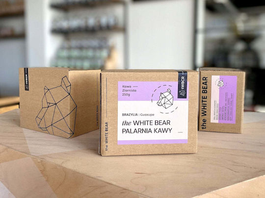 Καφές Espresso Arabica Brazil Bear Caramel σε Κόκκους 250gr