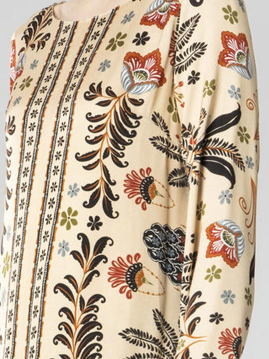 Sommer Hemdkleid Vanille