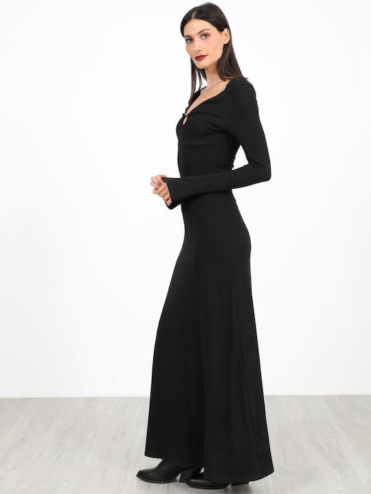 Summer Maxi Evening Dress Black