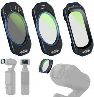 Greenl Cpl Vnd Black Mist Filter Set 1 4 Telesin S5-flt-44-tdj DJI Osmo Pocket 4 3