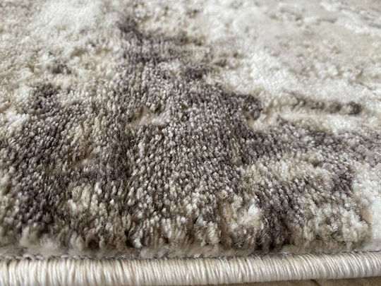 Diva Hl298a Modern Bedroom Rug Set Cream Brown Diva-HL298A-Cream-Brown-Set 3 Pieces