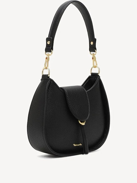Manuela Damen Handtasche Crossbody Schulter Schwarz