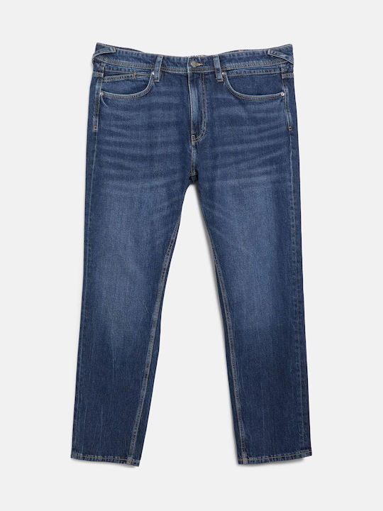 Pantaloni de blugi pentru bărbați Relaxed Straight Fit Blue
