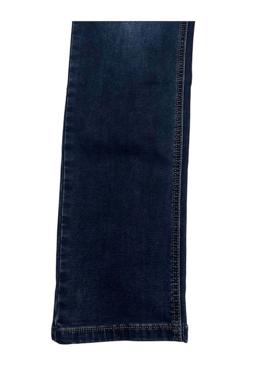 Men's Jeans Pants Regular Straight Fit Blue