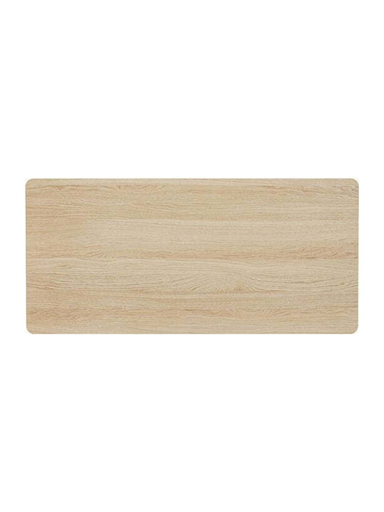 Powerton Office Desk Surface Made of Chipboard Covered Chipboard 160x75x1.8cm WPTT160-P