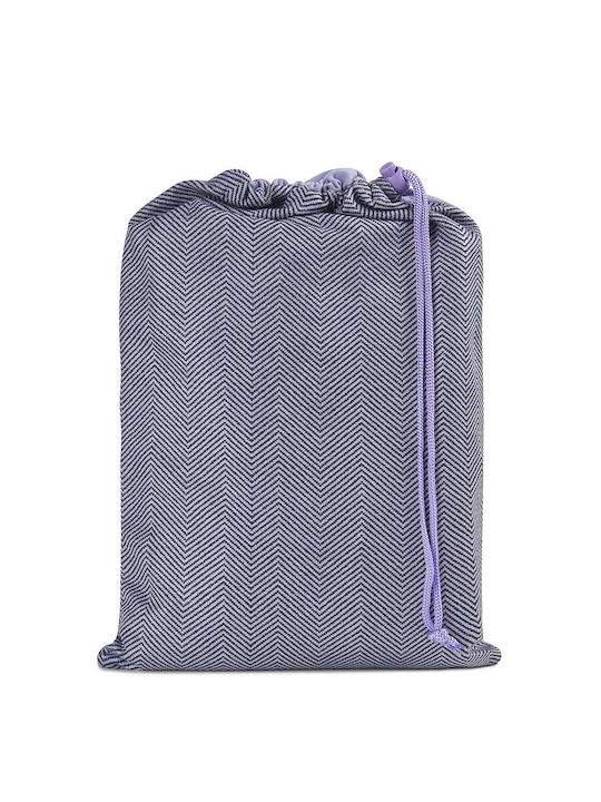 Waverly Hooded Bathrobe in Light Blue Color