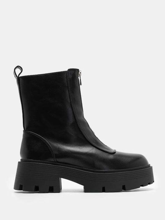 Damen Stiefeletten Schwarz