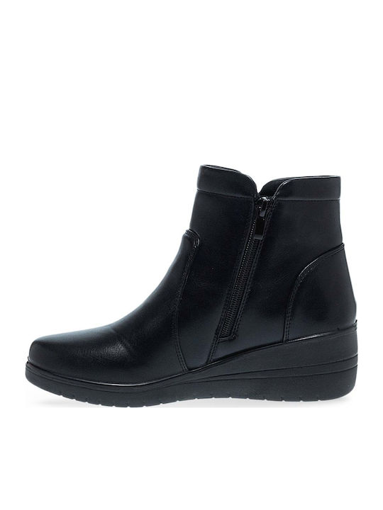 Women's Ankle Boots with Platform Black
