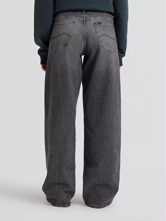 Damen Jeans Hosen in Loose Passform Grau