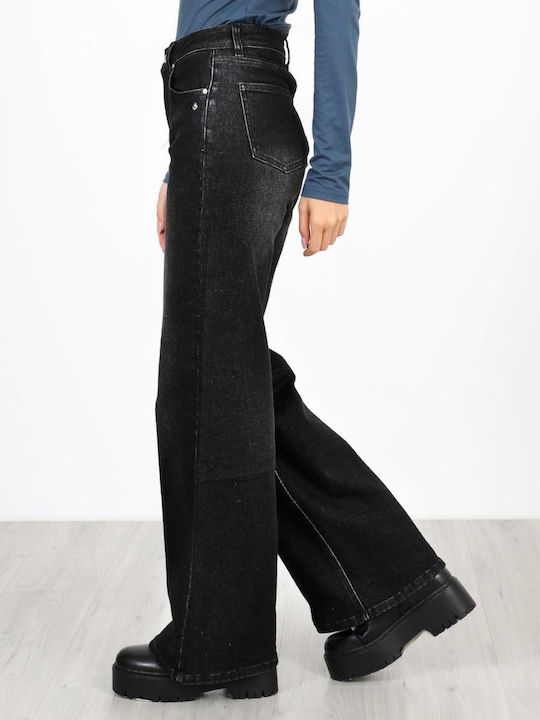 Damen Jeans Hosen Schwarz Mit Rissen