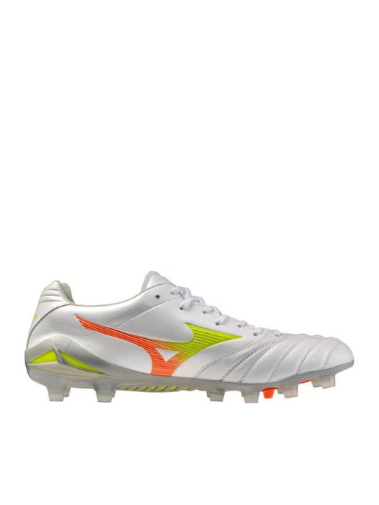 Mizuno Monarcida Neo Iii FG Футболни Обувки с Бутони Бели