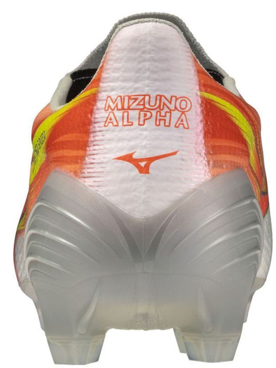 Mizuno Alfa Iii FG Футболни Обувки с Бутони Бели
