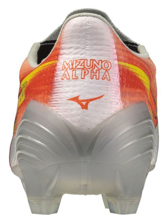 Mizuno Alpha Iii Japan FG Футболни обувки с Бутони Бели