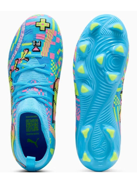 PUMA Future FG/AG Fußballschuhe mit Stollen Blau