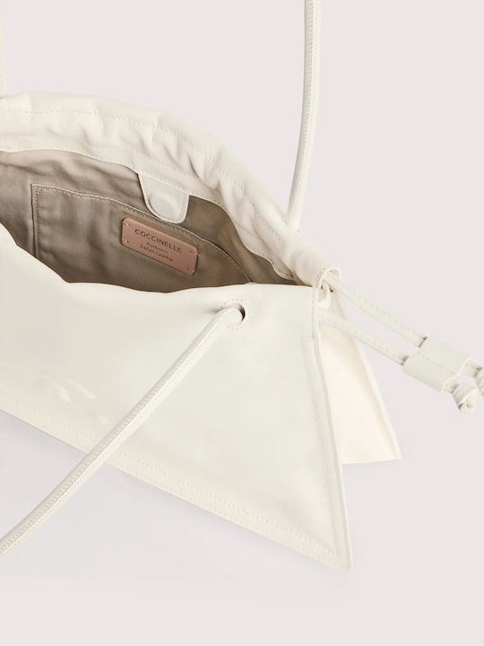 Leather Women's Shoulder Bag White
