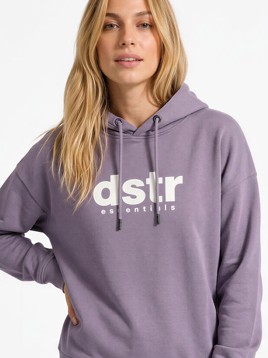 Women's Sweatshirt Hooded Purple