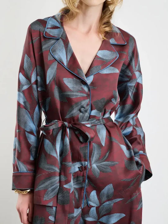 Damen Kimono Mehrfarbig
