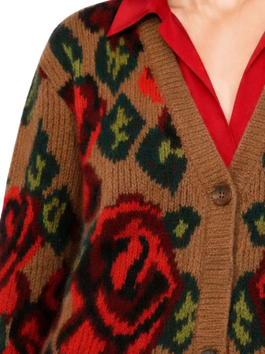 Women's Cardigan Sabbia/bo