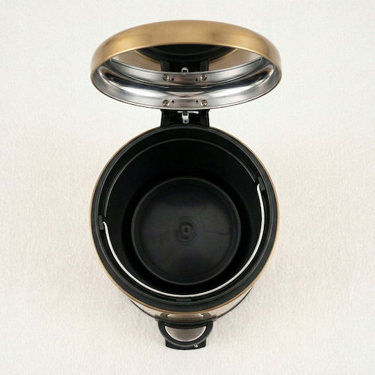 Sepio Inox Καλαθάκι Μπάνιου 3lt Χάλκινο