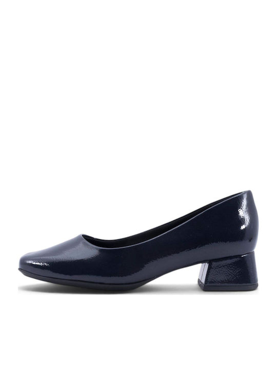 Pumps Mit Niedrigem Absatz Marineblau