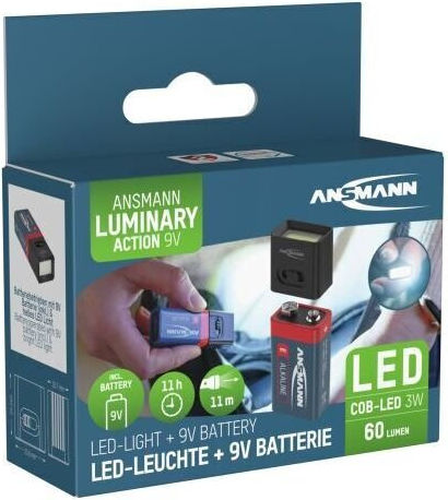 Ansmann LED Flash Light IP20 with Maximum Brightness 60lm