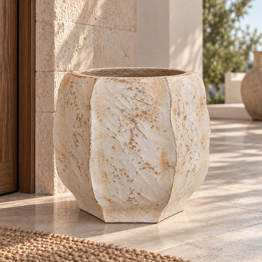 Artekko Κασπώ Τσιμεντένιο Μπεζ 39x39x35εκ.