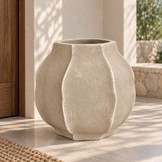 Artekko Κασπώ Τσιμεντένιο Μπεζ 40x40x40.5εκ.