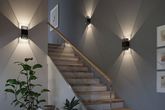 Paulmann Wall-Mounted Outdoor Lighting with Shade LED 3.7W 3000K 25x12x10.4cm Paulmann Wall-Mounted Outdoor Lighting with Shade LED 3.7W 3000K 25x12x10.4cm