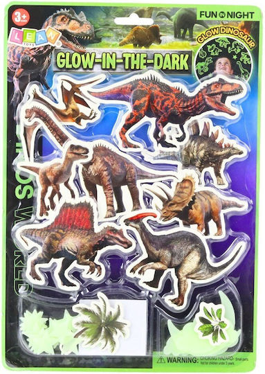 Lean Toys Детски Декоративен Фосфоресциращ Пяна Стикер За Стена 34.5x24см Lean Toys Детски Декоративен Фосфоресциращ Пяна Стикер За Стена 34.5x24см
