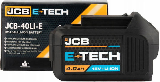 JCB JCB Lithium Werkzeugbatterie 18V mit Batteriekapazität 4Ah