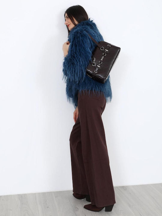 Short Women's Blue Fur