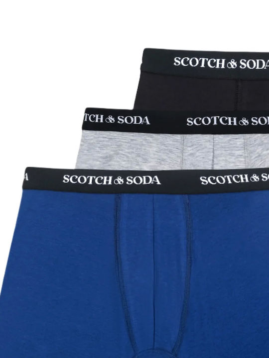 Ανδρικά Μποξεράκια Grey/navy 3Pack