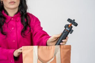 Manfrotto Aluminum Monopod Tripod with Spherical Head up to 35cm and Load Capacity 1.5kg