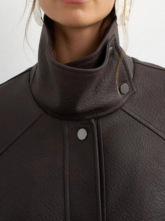 Women's Winter Jacket Chocolate Brown