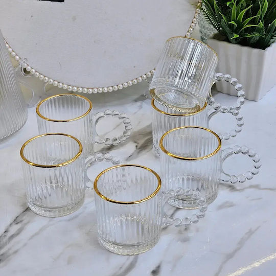 Set Cesti Maro Din Sticlă Transparente 110ml 6 Bucăți