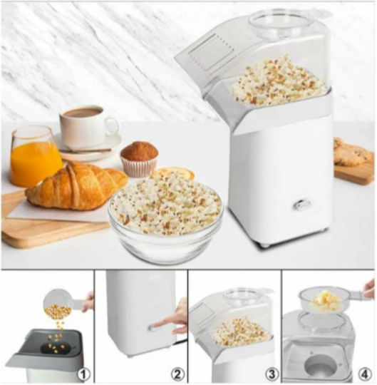 Hot Air Popcorn Maker 1200W
