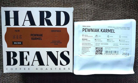 Cafea cu filtru Arabica Hard Caramel în boabe 250gr