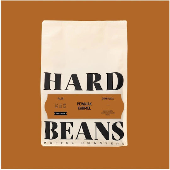 Cafea cu filtru Arabica Hard Caramel în boabe 250gr