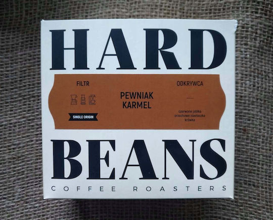 Cafea cu filtru Arabica Hard Caramel în boabe 250gr