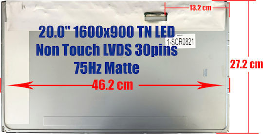 LED / Touch 1600x900 Матов За Laptop Lm200wd3-tlf1 1-SCR0821