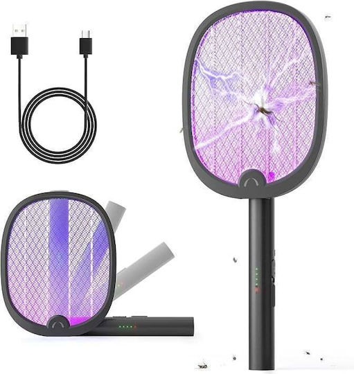 Țânțari Insecte 2 1 Rachetă Electrică pentru Insecte cu Grilaj Țânțari Insecte 2 1 Rachetă Electrică pentru Insecte cu Grilaj
