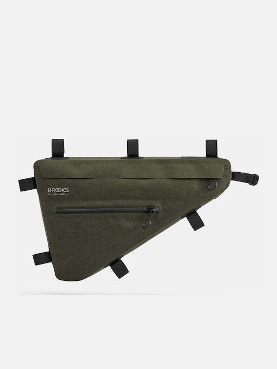 Brooks England Scape Чантичка за Рамка на Велосипед 5 л Зелен BRS-BFB02PLA00401